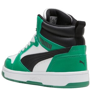 Foto 5 | Tenis Puma Rebound V6 Mid Jr Verdes Unisex