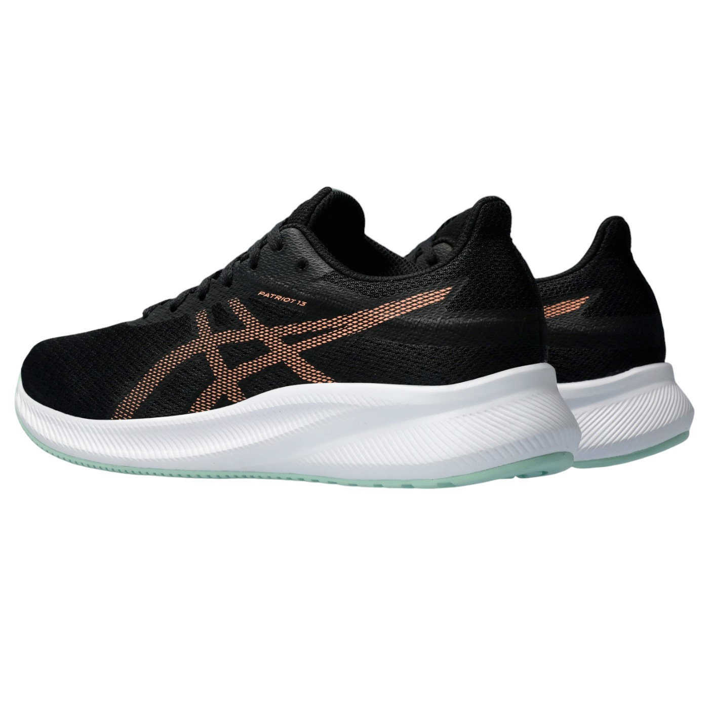 Foto 4 pulgar | Tenis Asics Patriot 13 Negros para Mujer