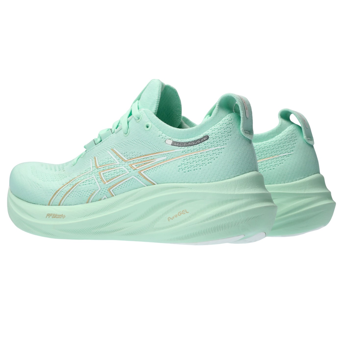 Foto 5 pulgar | Tenis Asics Gel-nimbus 26 1012b601300 Verdes para Mujer