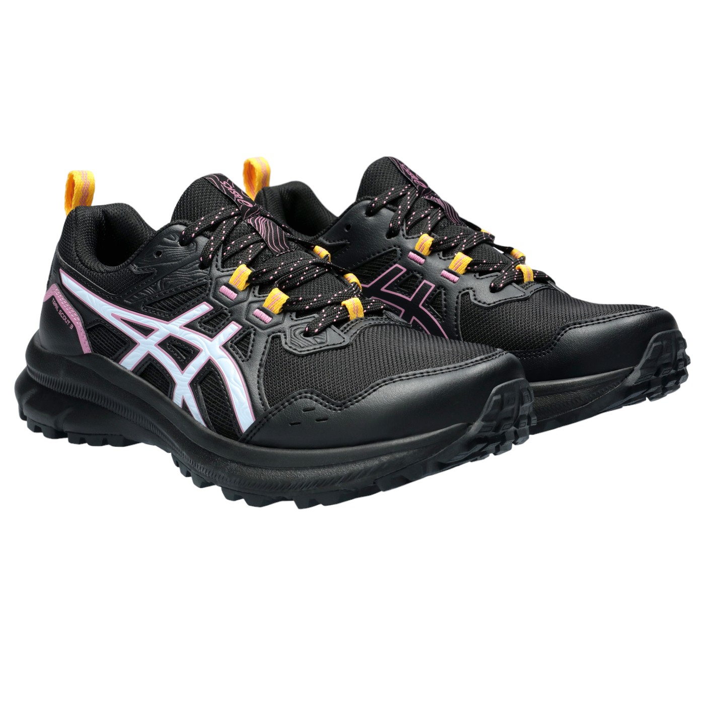 Foto 2 pulgar | Tenis Asics Trail Scout 3 Negros para Mujer