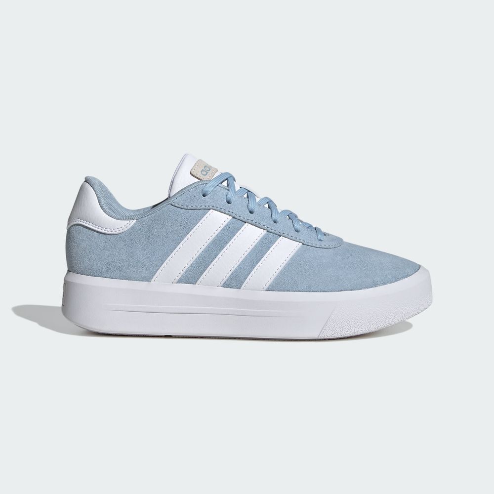 Foto 3 pulgar | Tenis Adidas Court Silk Azules para Mujer