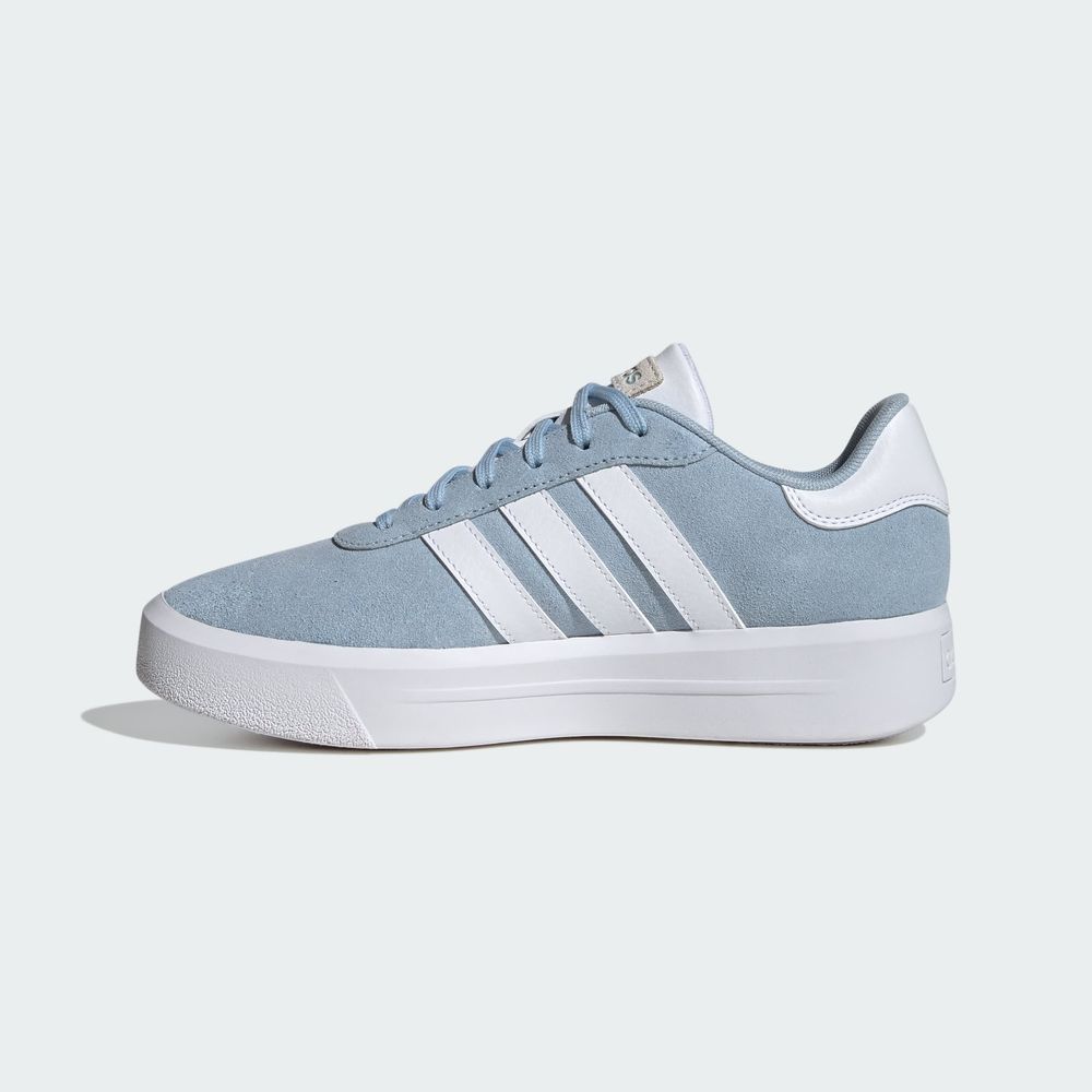 Foto 4 pulgar | Tenis Adidas Court Silk Azules para Mujer