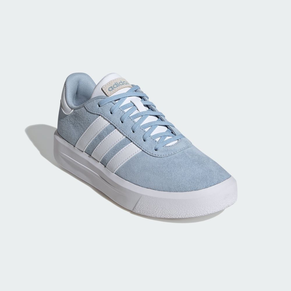 Foto 6 | Tenis Adidas Court Silk Azules para Mujer