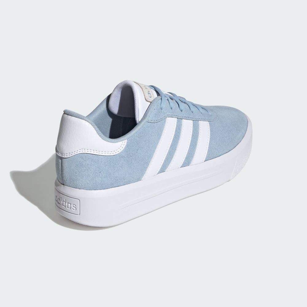 Foto 7 | Tenis Adidas Court Silk Azules para Mujer