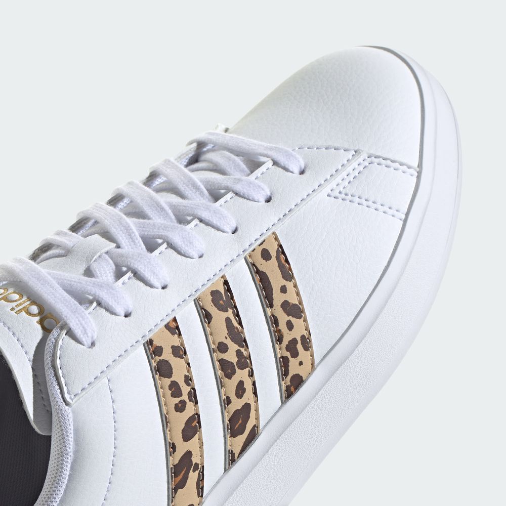 Foto 8 | Tenis Adidas Grand Court 2.0 Blancos para Mujer