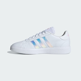 Foto 3 | Tenis Adidas Grand Court Base 2.0 Blancos para Mujer