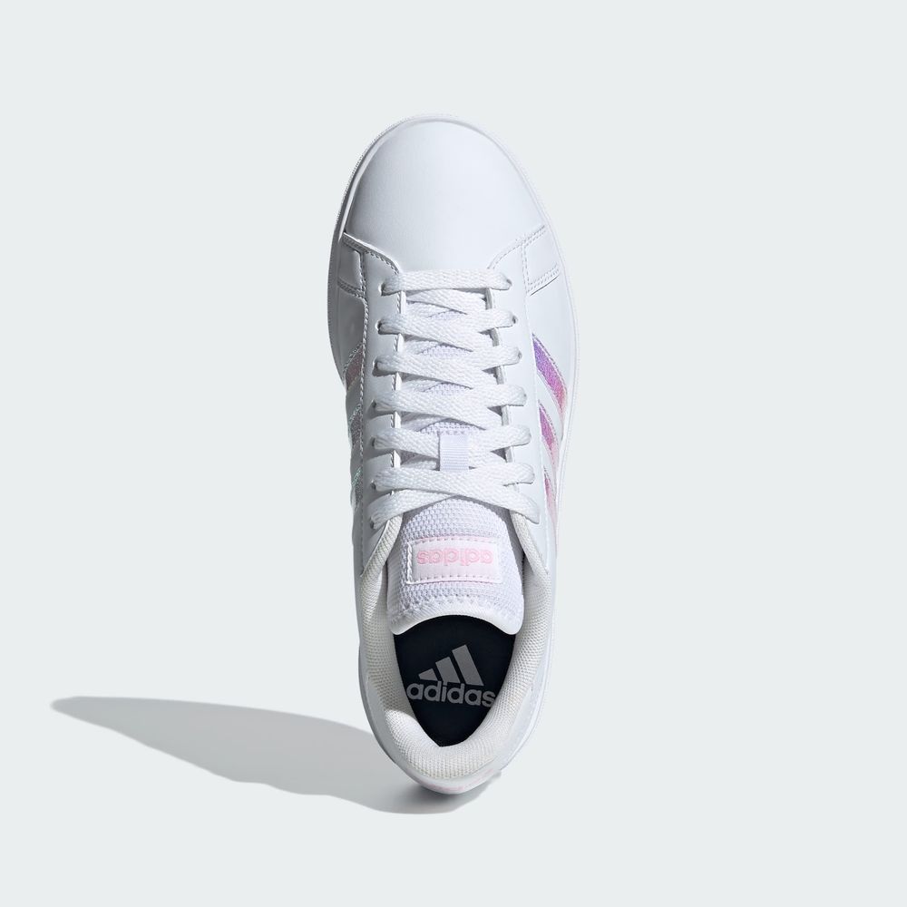 Foto 5 pulgar | Tenis Adidas Grand Court Base 2.0 Blancos para Mujer