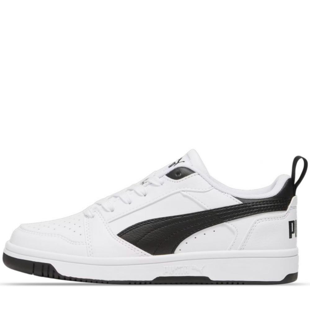 Foto 2 pulgar | Tenis Puma Rebound V6 Lo Jr Blancos Unisex