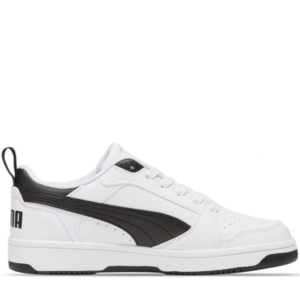 Foto 3 pulgar | Tenis Puma Rebound V6 Lo Jr Blancos Unisex