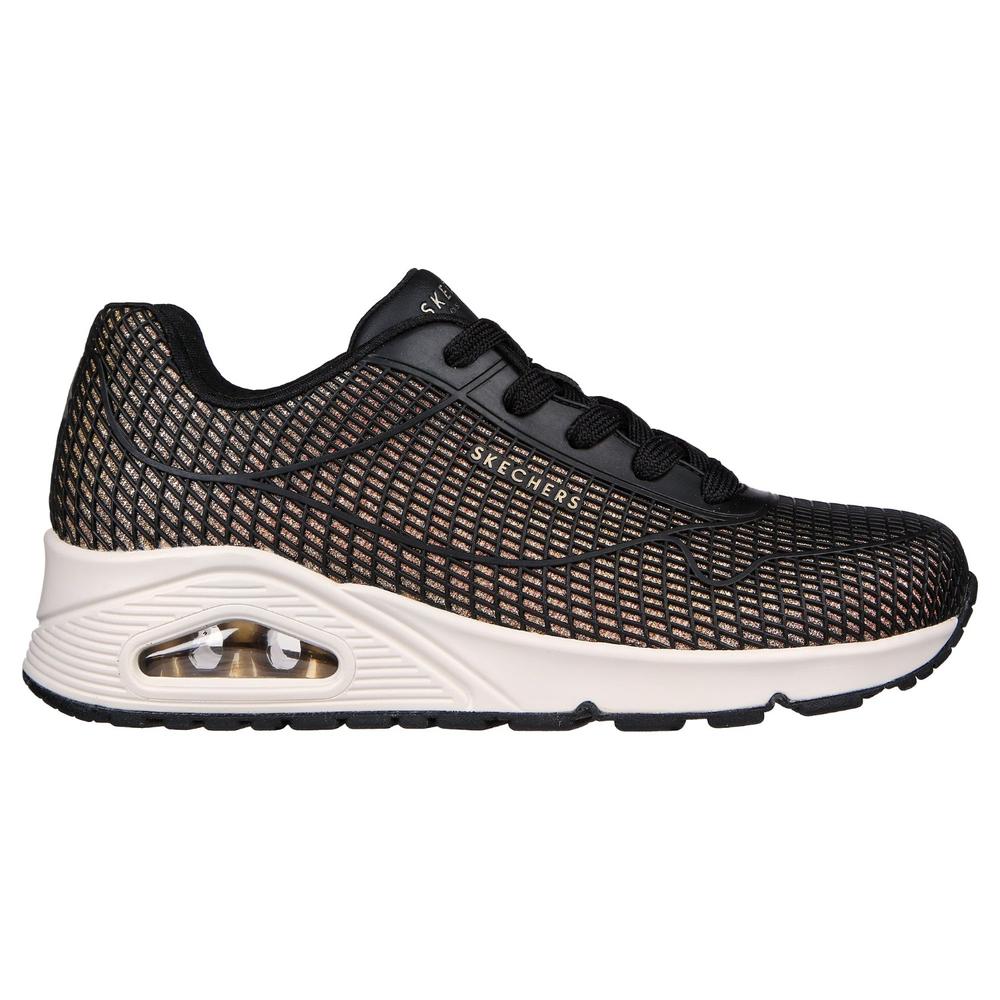 Tenis Skechers Uno Negros Para Mujer