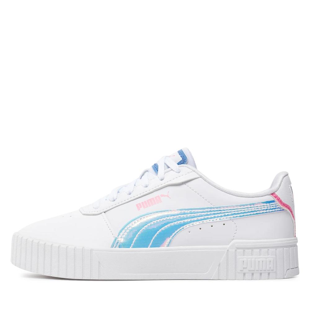 Foto 2 | Tenis Puma Carina 2.0 Deep Dive Jr  396545-01 Blancos para Mujer