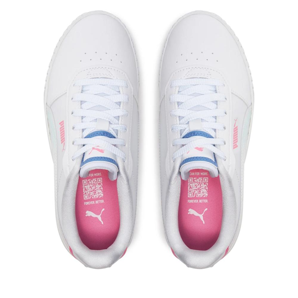 Foto 4 | Tenis Puma Carina 2.0 Deep Dive Jr  396545-01 Blancos para Mujer