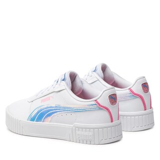 Foto 5 | Tenis Puma Carina 2.0 Deep Dive Jr 396545-01 Blancos para Mujer