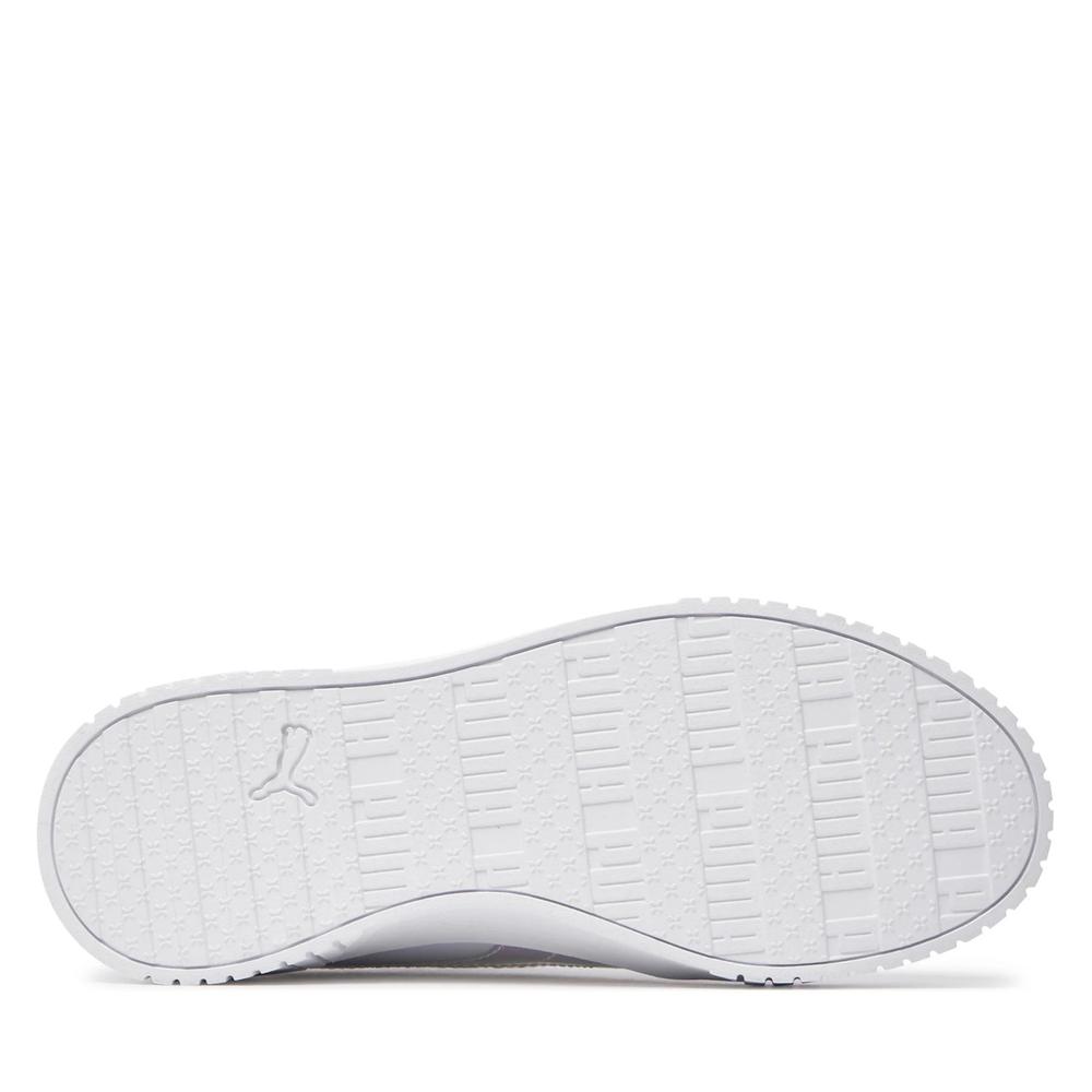 Foto 7 pulgar | Tenis Puma Carina 2.0 Deep Dive Jr  396545-01 Blancos para Mujer