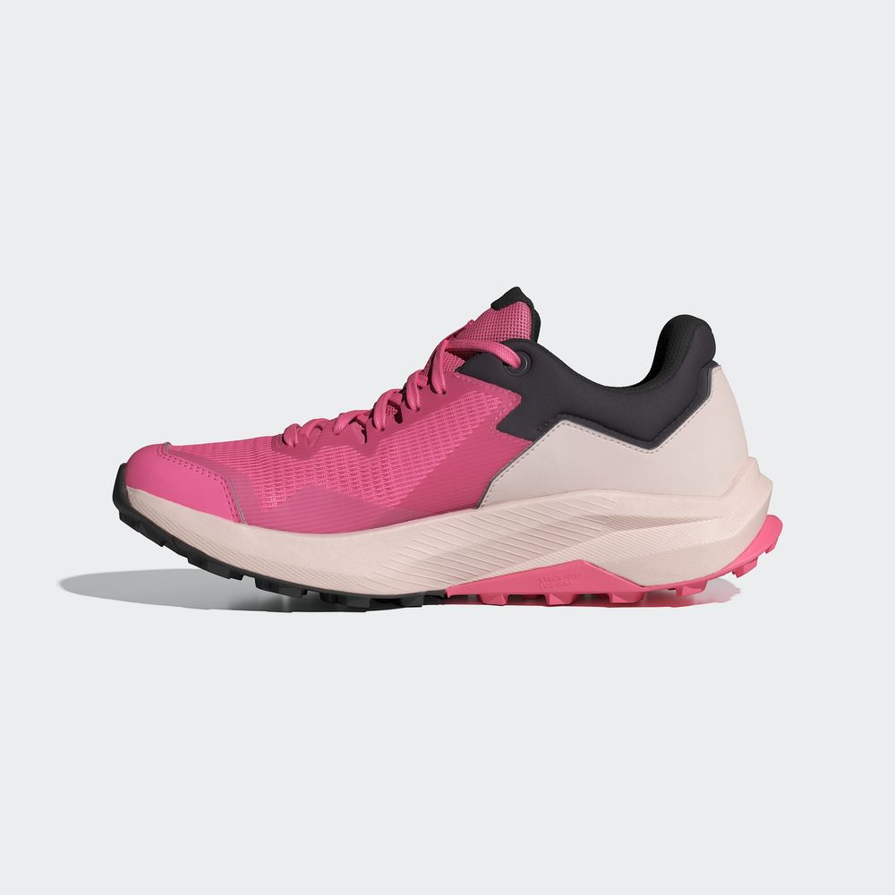 Foto 4 pulgar | Tenis de Trail Running Terrex Trail Rider Adidas Rosa Mujer