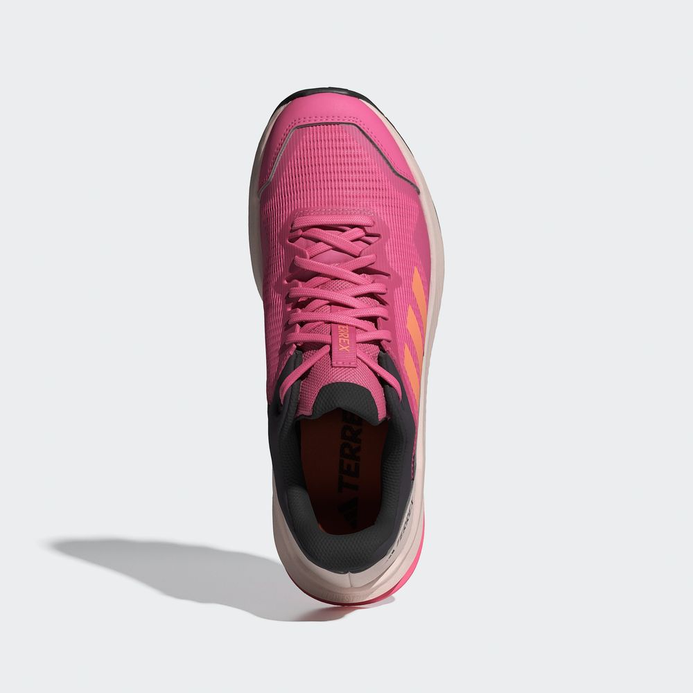 Foto 5 pulgar | Tenis de Trail Running Terrex Trail Rider Adidas Rosa Mujer