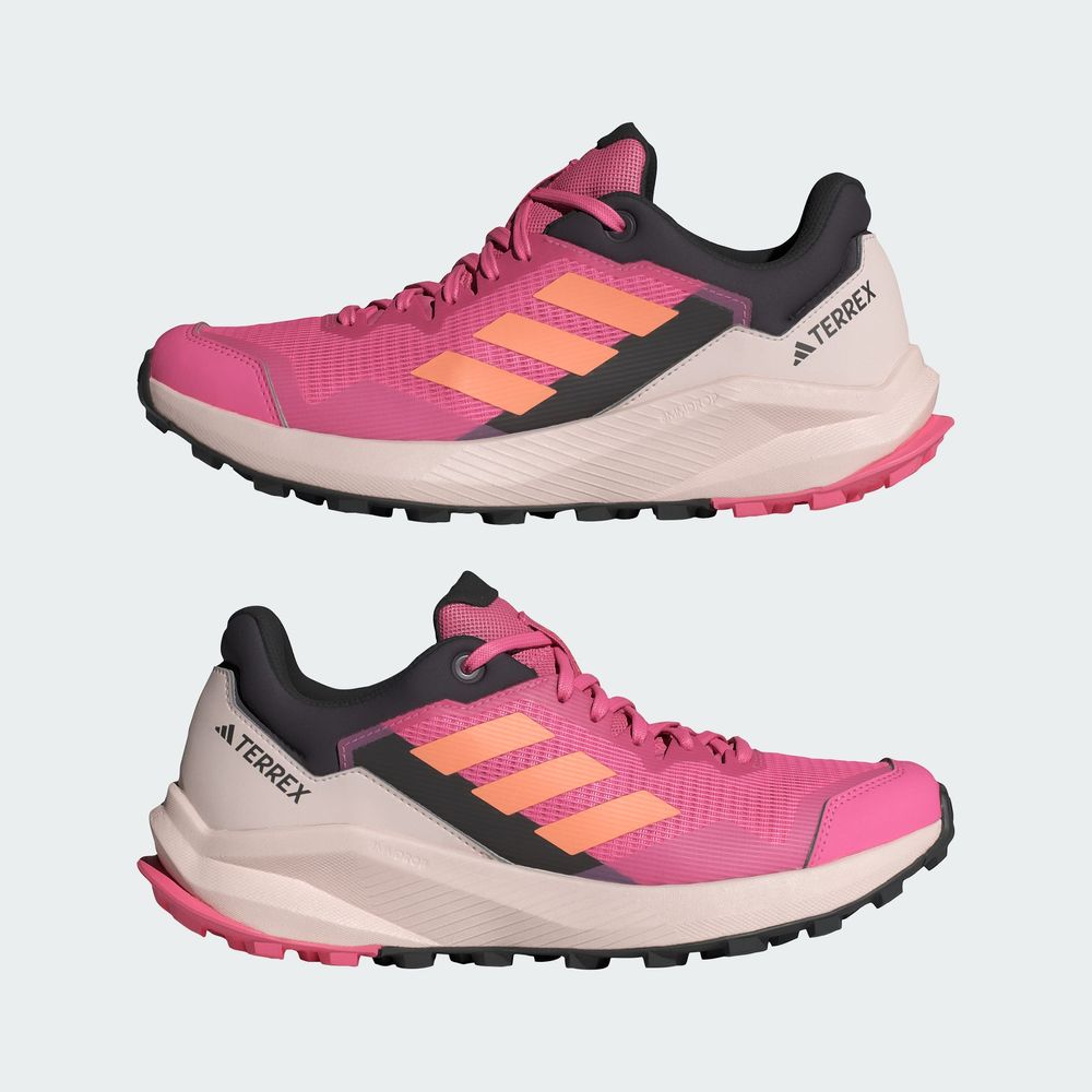 Foto 9 pulgar | Tenis de Trail Running Terrex Trail Rider Adidas Rosa Mujer