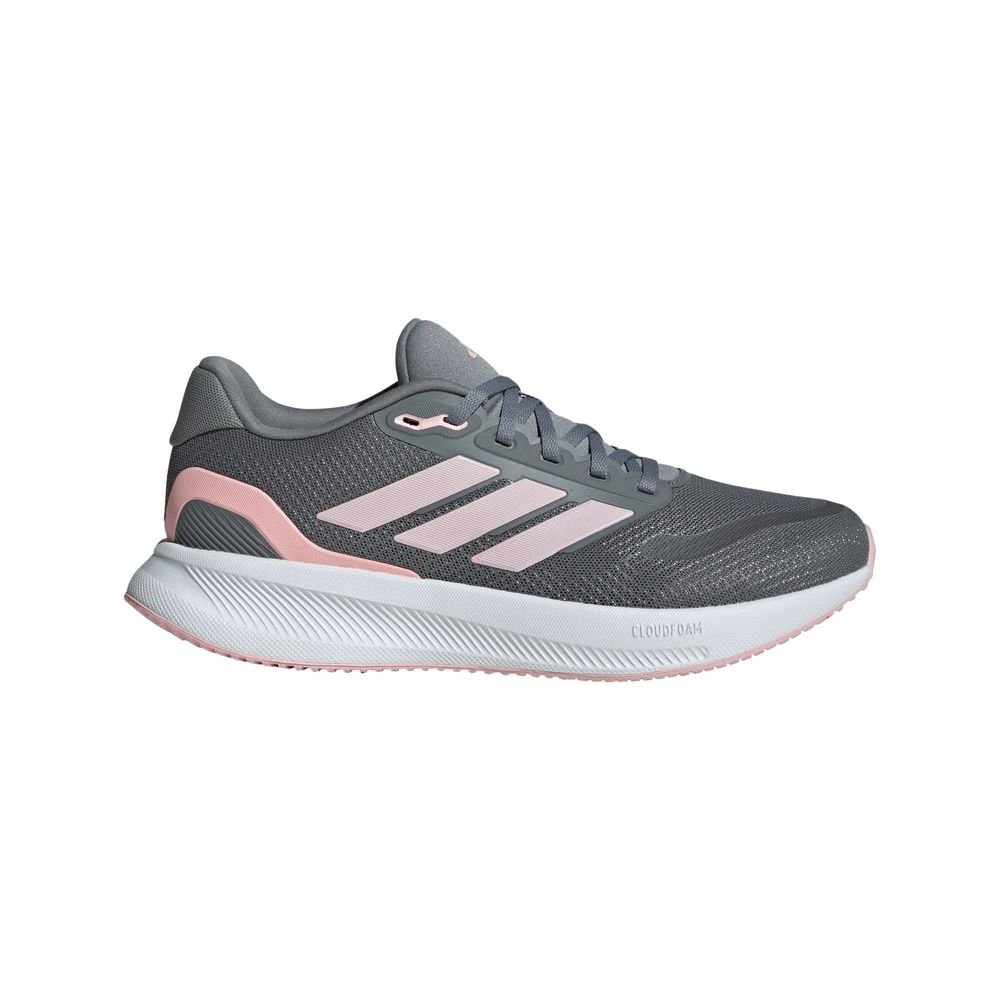 Foto 2 pulgar | Tenis de Running Runfalcon 5 Adidas Gris para Mujer