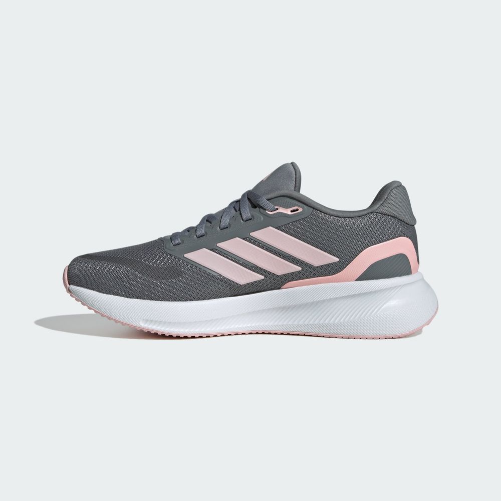 Foto 4 pulgar | Tenis de Running Runfalcon 5 Adidas Gris para Mujer