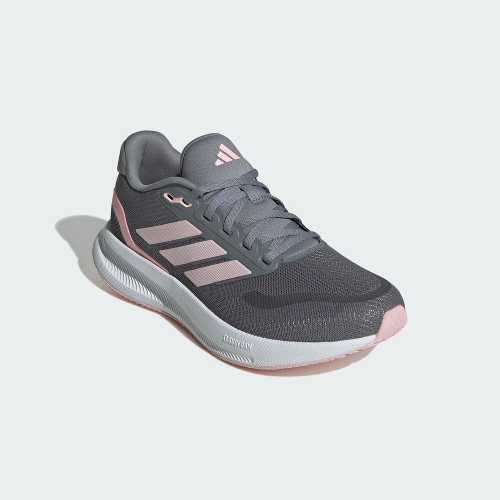 Foto 7 pulgar | Tenis de Running Runfalcon 5 Adidas Gris para Mujer