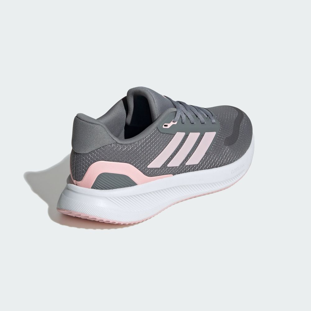 Foto 8 pulgar | Tenis de Running Runfalcon 5 Adidas Gris para Mujer