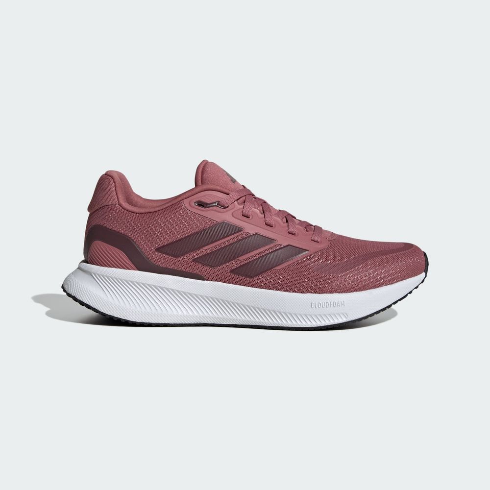 Foto 2 | Tenis de Running Runfalcon 5 Adidas Rojo para Mujer