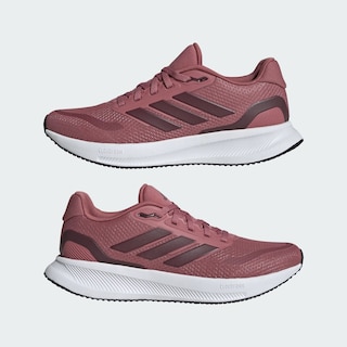 Foto 8 | Tenis de Running Runfalcon 5 Adidas Rojo para Mujer