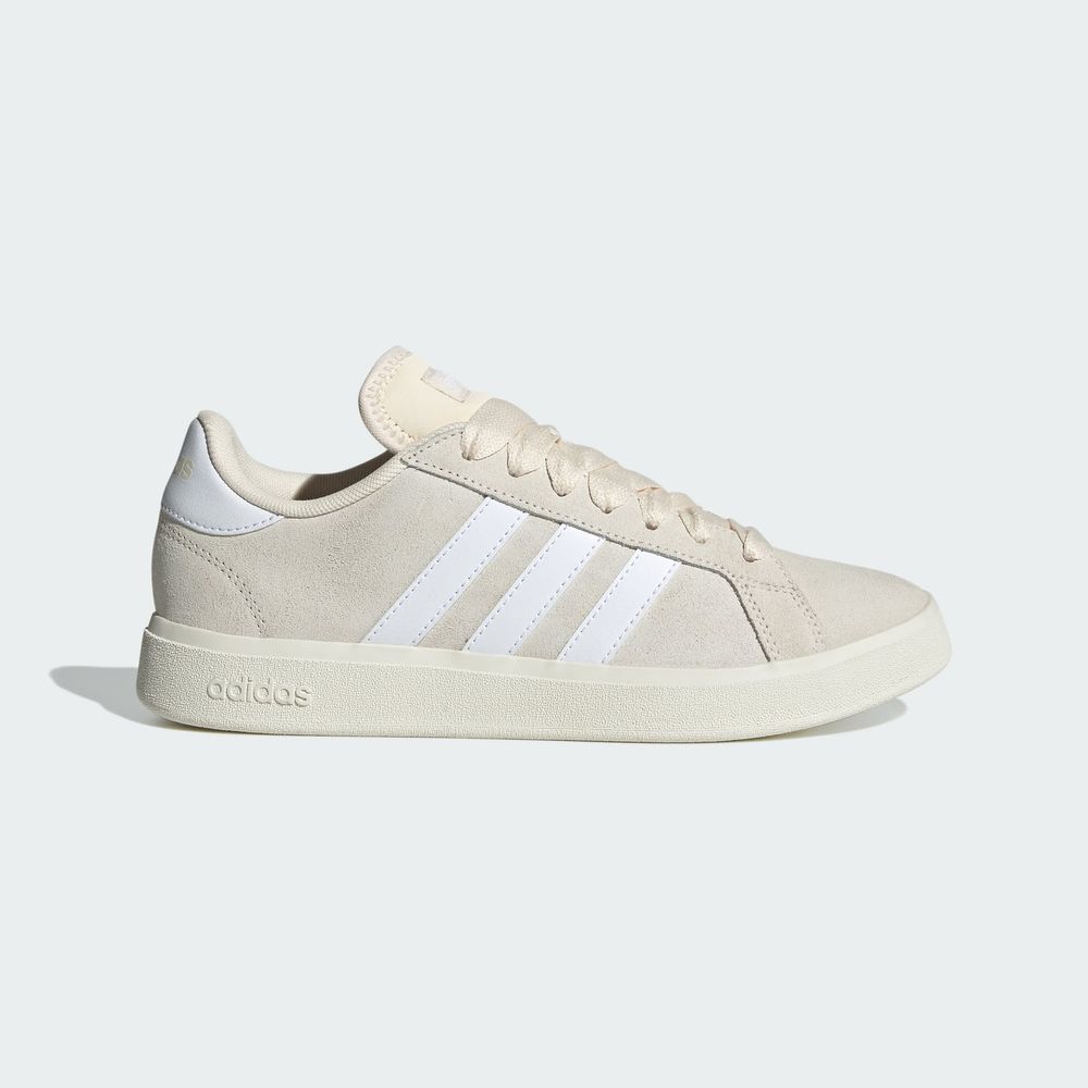 Foto 3 pulgar | Tenis Grand Court Base 00s Adidas Blanco Mujer