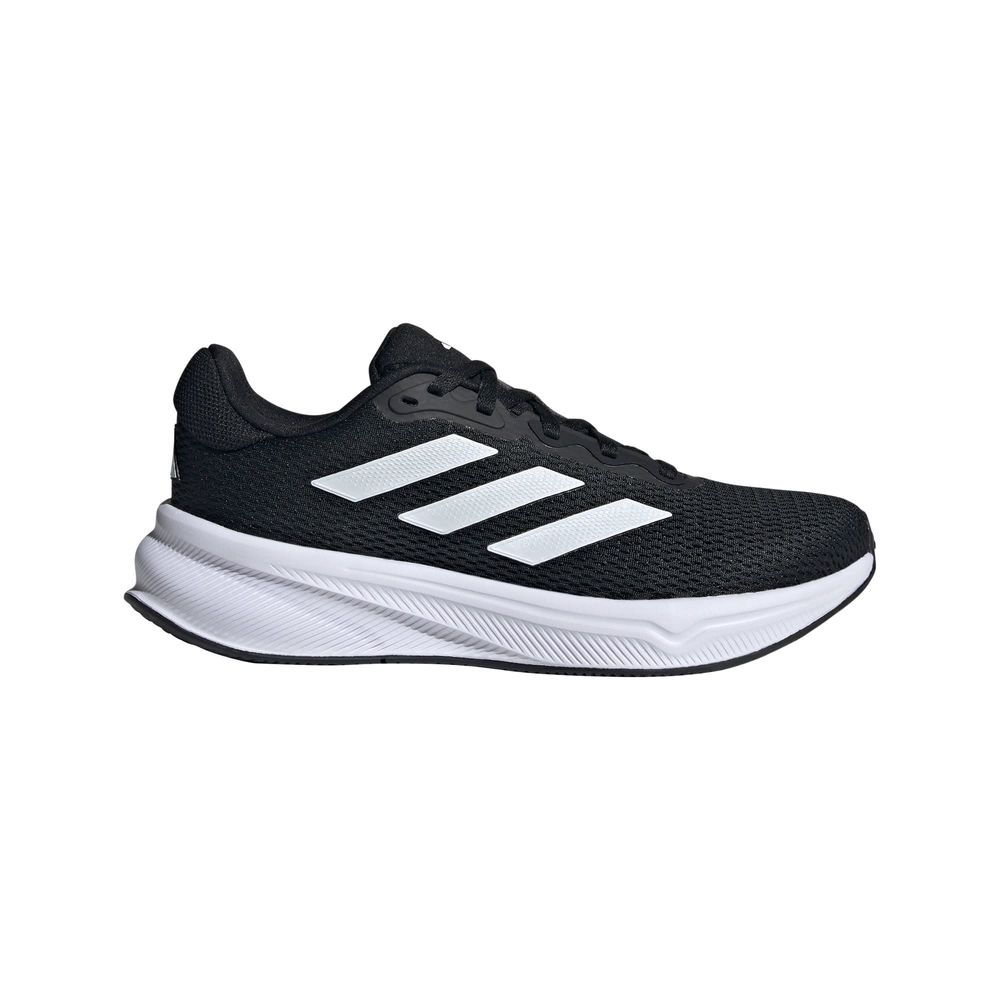 Tenis Response Adidas Negro Mujer