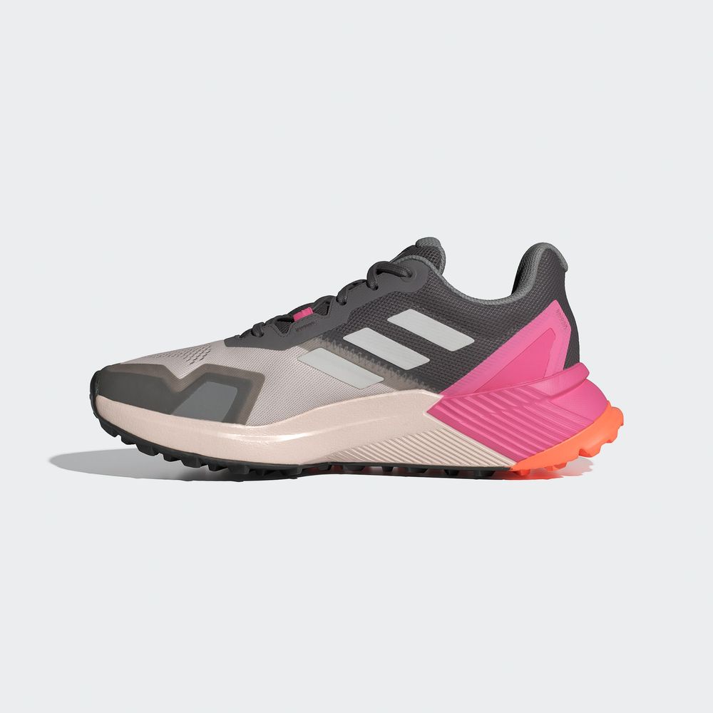 Foto 4 pulgar | Tenis de Trail Running Terrex Soulstride Adidas Rosa para Mujer