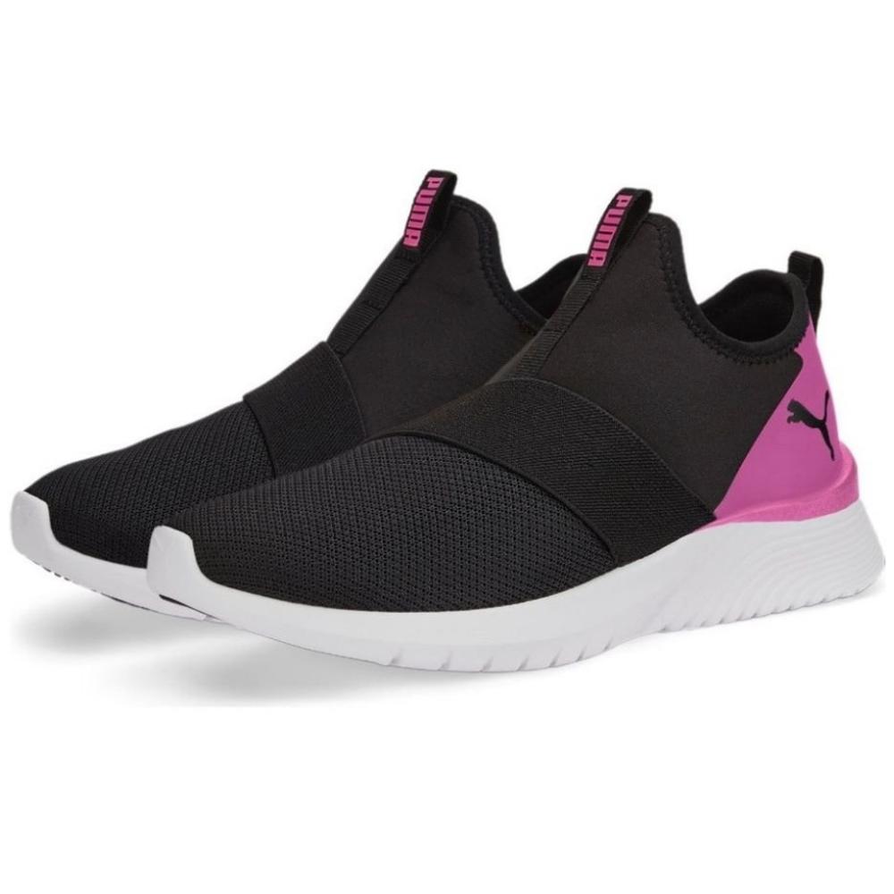 Foto 2 | Tenis Puma Remedie Slip Strap Negros para Mujer