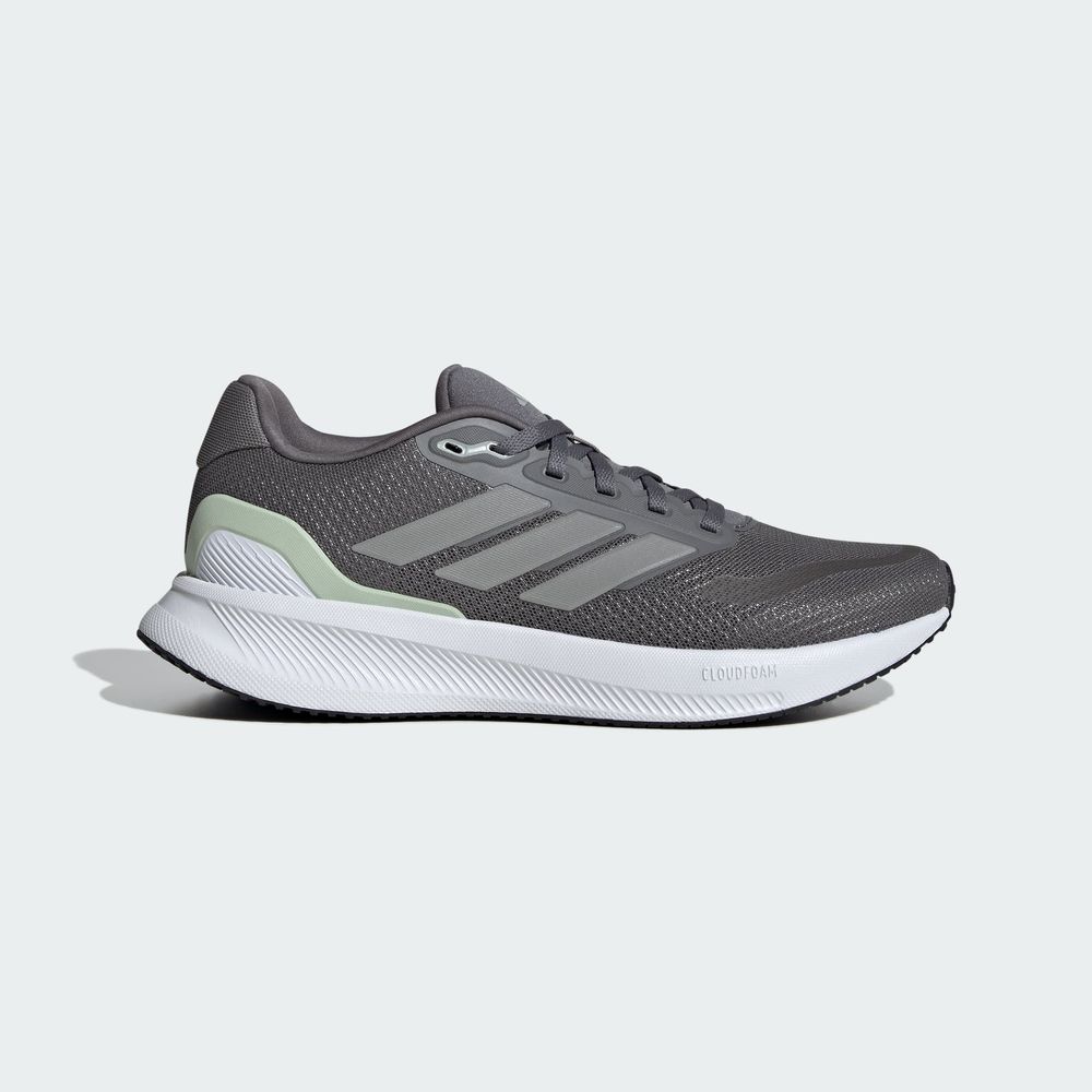 Foto 3 pulgar | Tenis de Running Runfalcon 5 Adidas Gris para Mujer