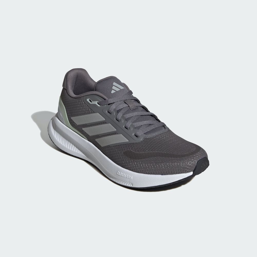 Foto 8 pulgar | Tenis de Running Runfalcon 5 Adidas Gris para Mujer