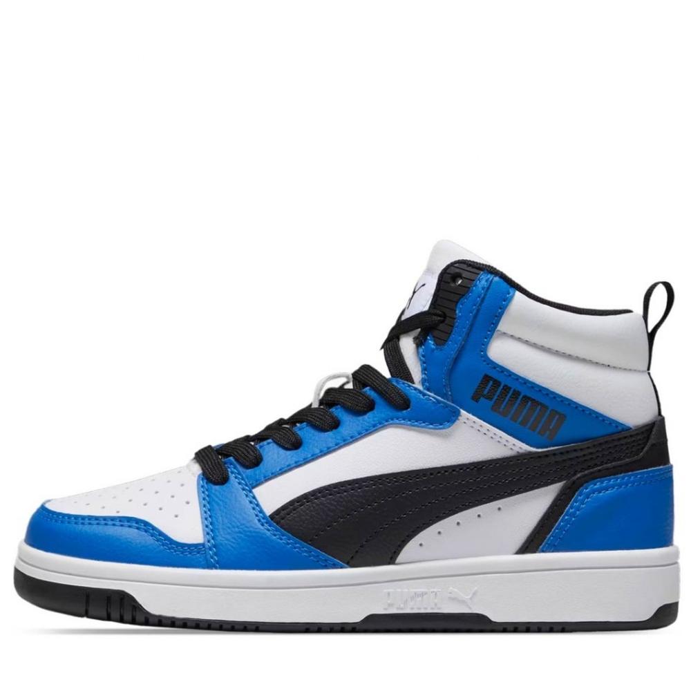 Foto 2 pulgar | Tenis Puma Rebound V6 Mid Jr Azules Unisex