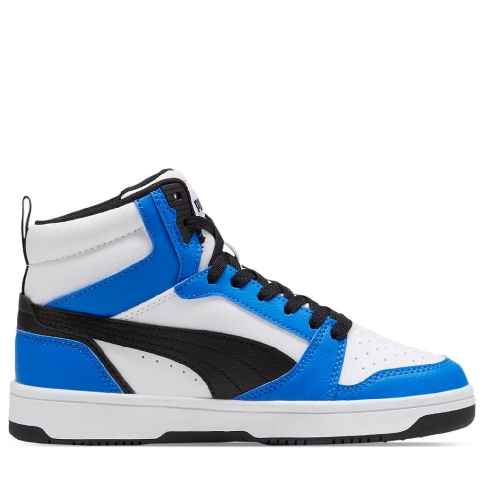 Foto 3 pulgar | Tenis Puma Rebound V6 Mid Jr Azules Unisex