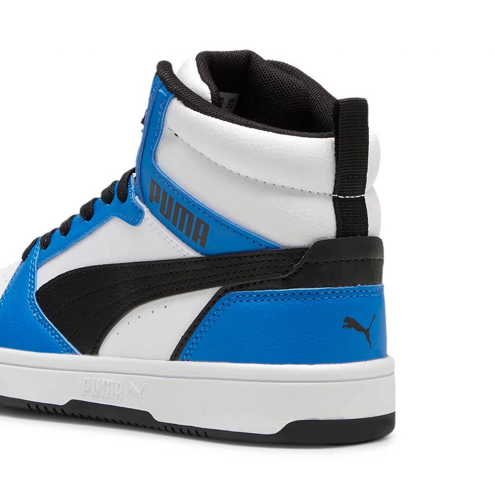 Foto 4 | Tenis Puma Rebound V6 Mid Jr Azules Unisex