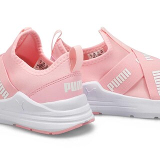 Foto 3 | Tenis Puma Wired Run Slip On Jr Para Mujer