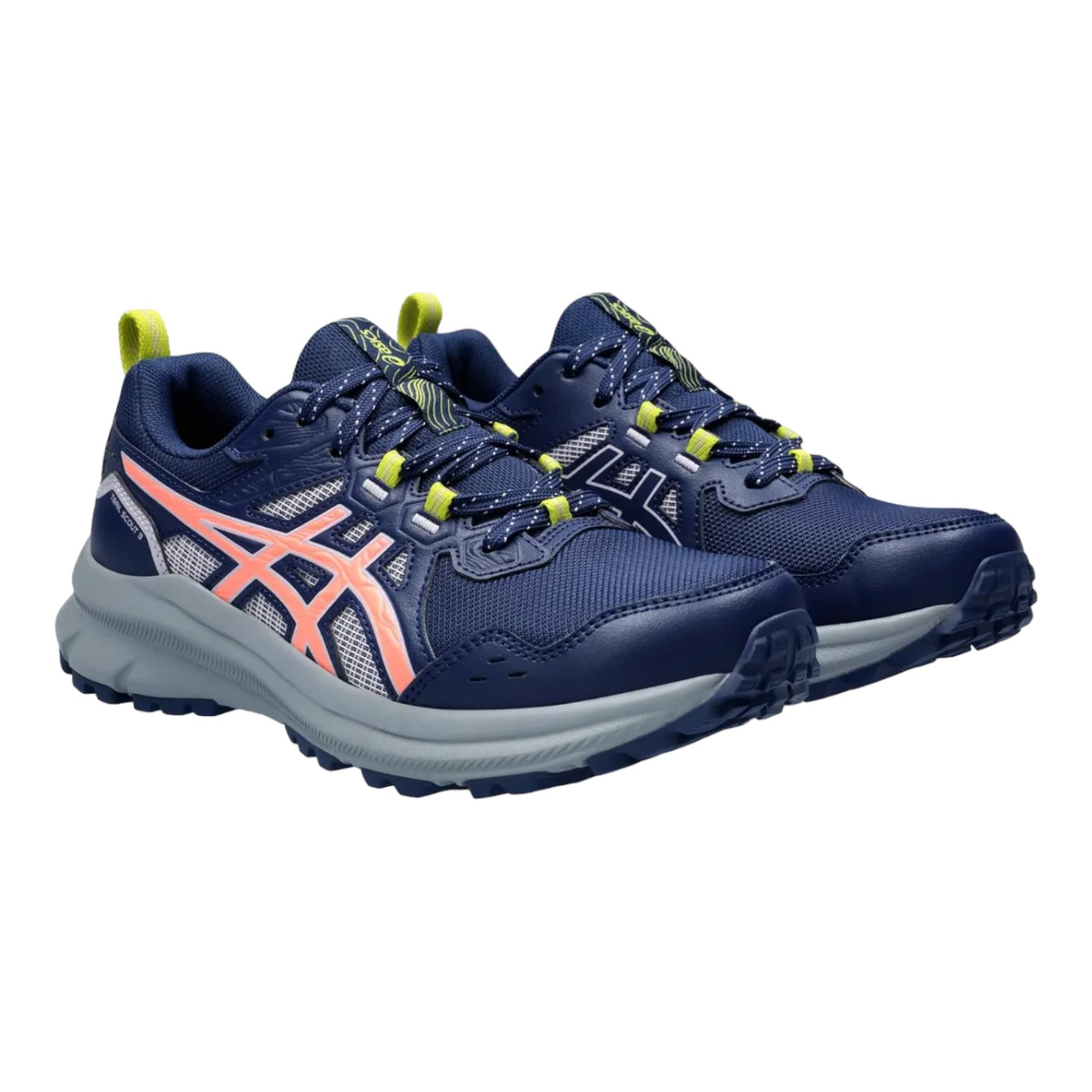 Tenis Asics Trail Scout 3 para Mujer Color Azul Modelo 1012b516401