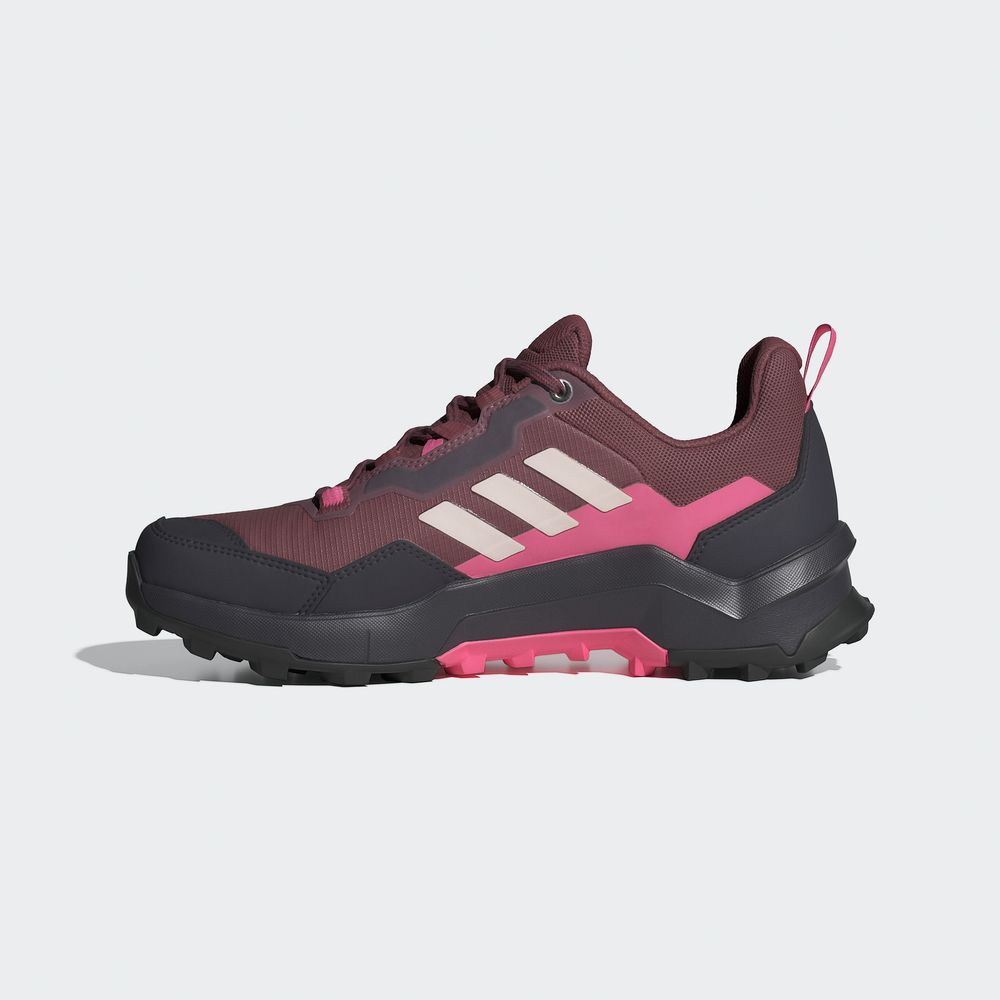 Foto 3 | Tenis de Senderismo Terrex Ax4 Gore-Tex Adidas Granate para Mujer