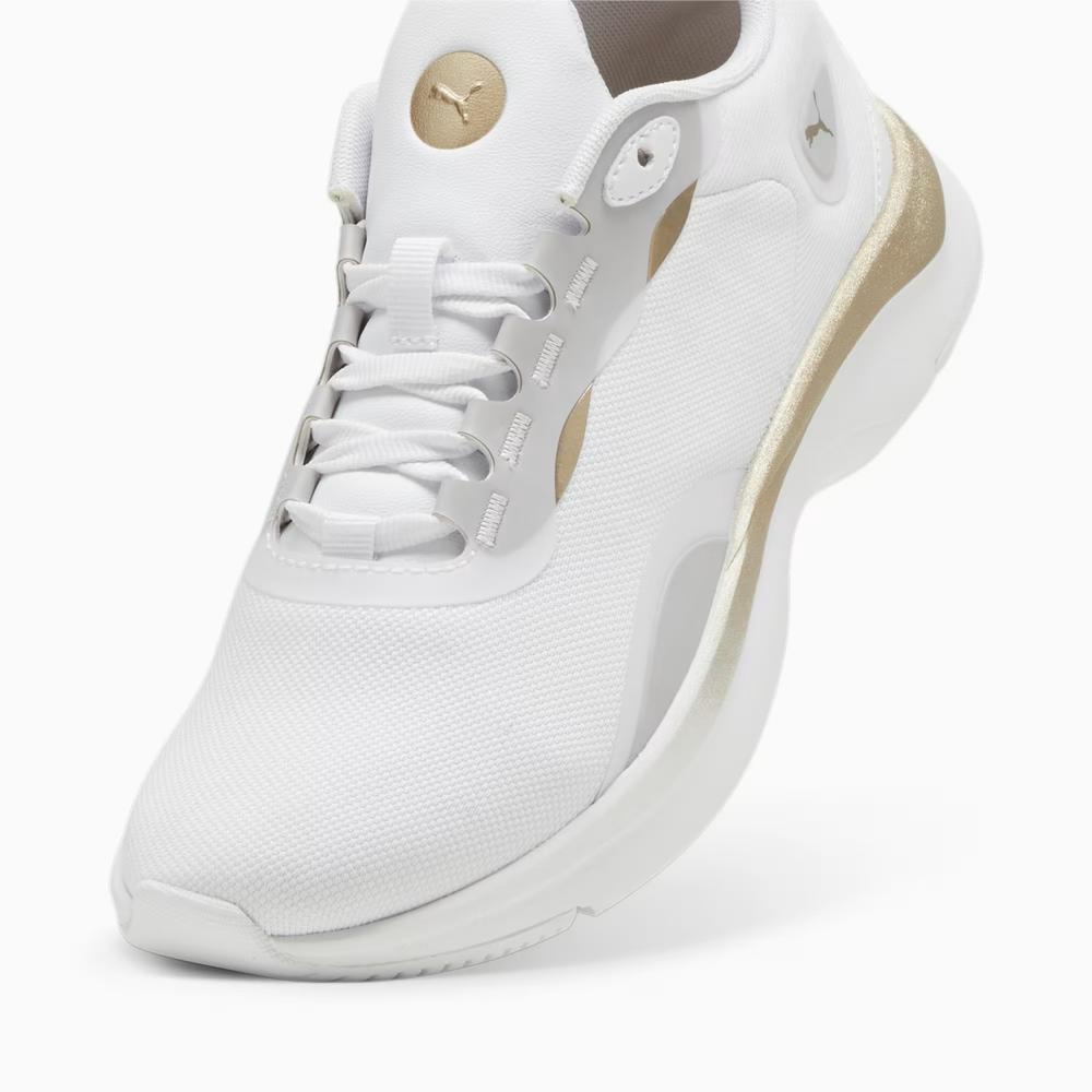 Foto 4 pulgar | Tenis Puma Softride Orla Metallic Dream 397804-01 Blancos para Mujer