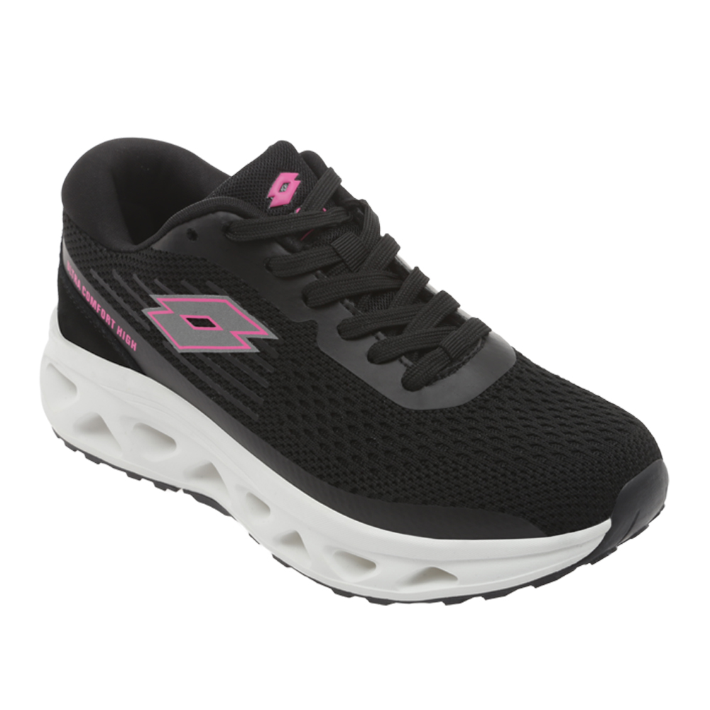 Tenis Casual Lotto Nora Negro para Mujer