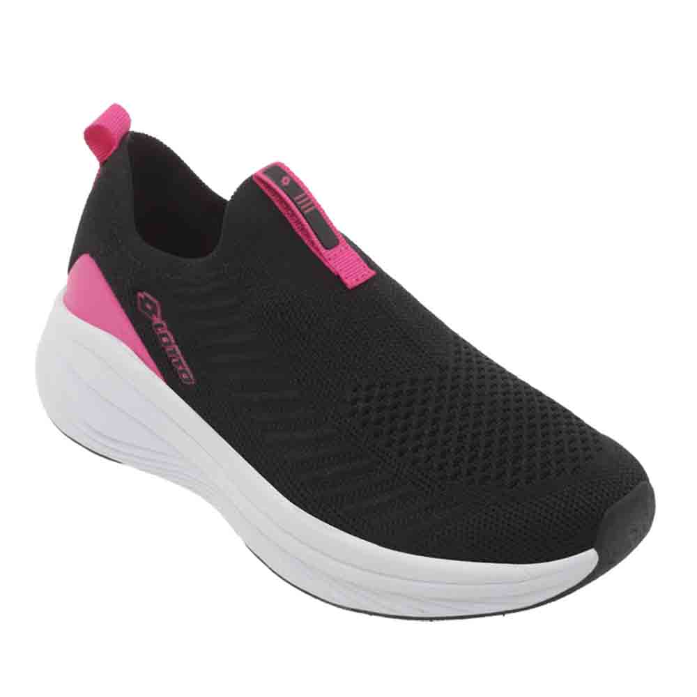 Foto 2 pulgar | Tenis Lotto Mujer Top Color Negro