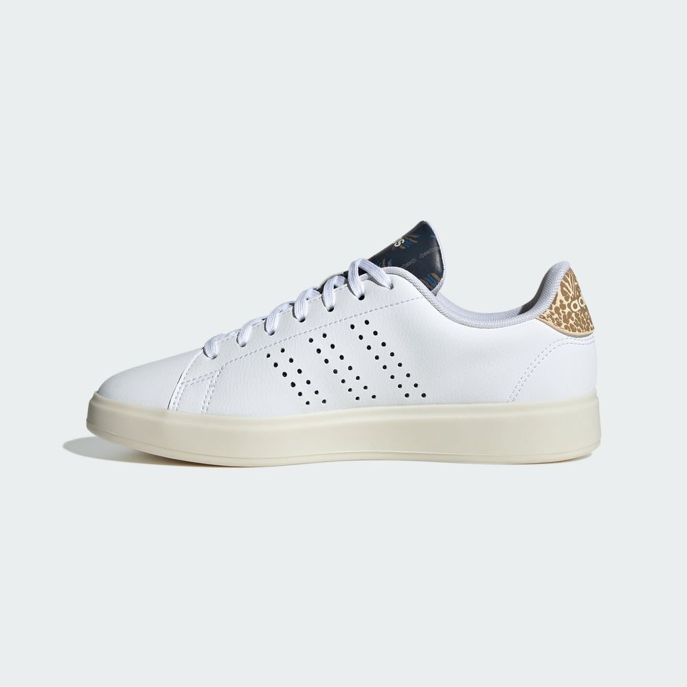 Foto 3 | Tenis Adidas Advantage 2.0 Blancos para Mujer