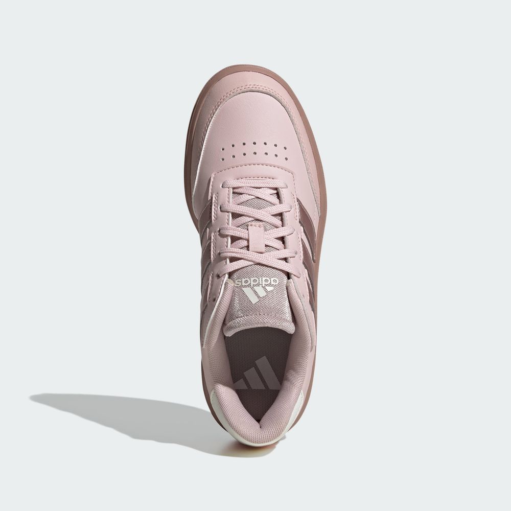 Foto 5 pulgar | Tenis Courtblock Adidas Rosa Mujer