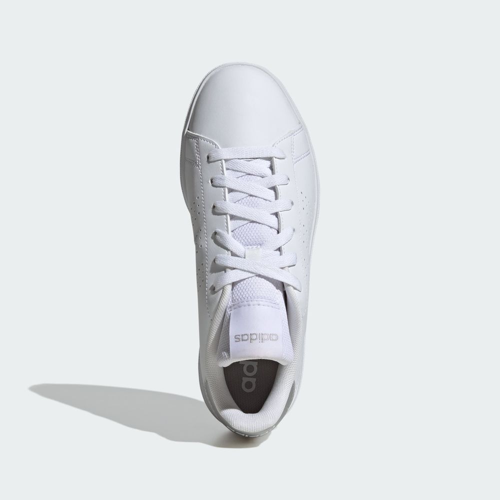 Foto 4 | Tenis Adidas Advantage Base 2.0 Blancos para Mujer