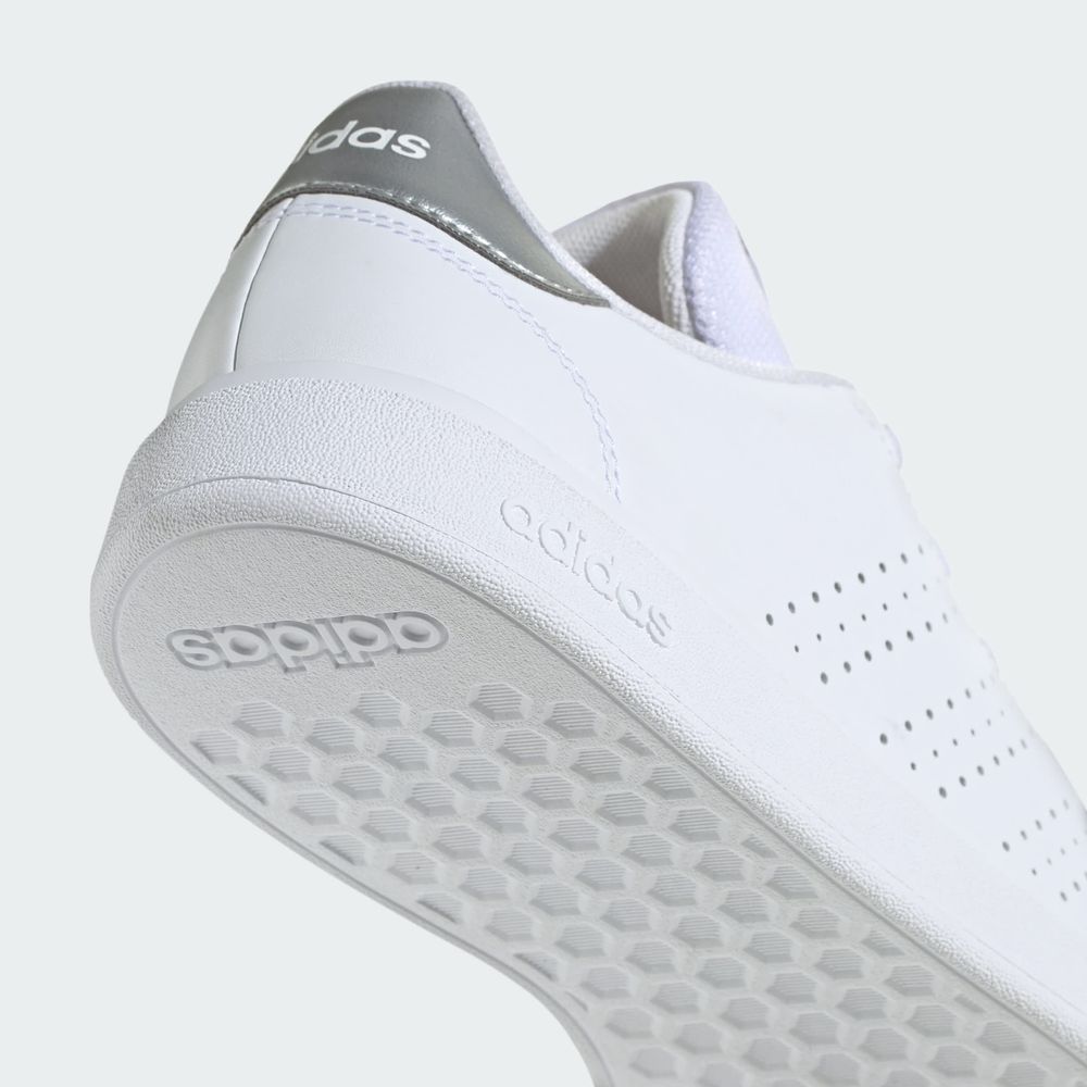 Foto 9 pulgar | Tenis Adidas Advantage Base 2.0 Blancos para Mujer