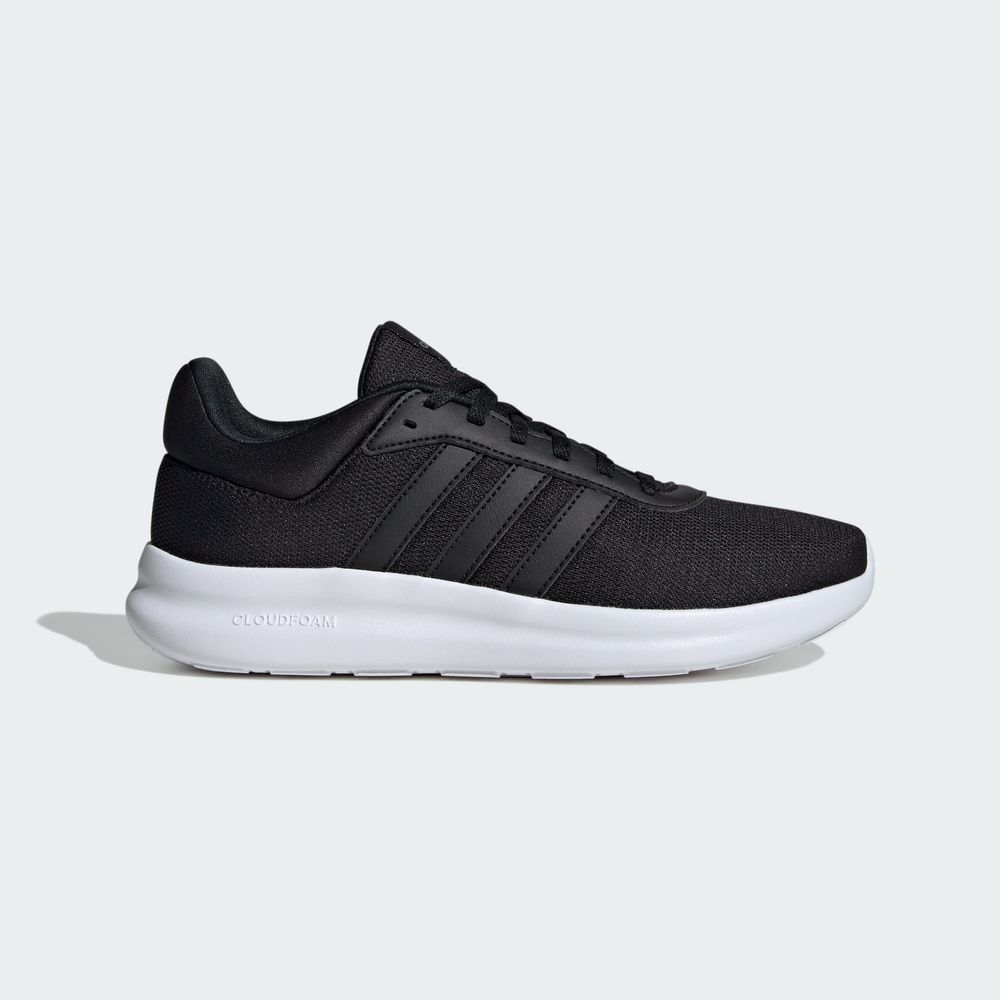 Foto 2 | Tenis Lite Racer 4.0 Adidas Negro Mujer