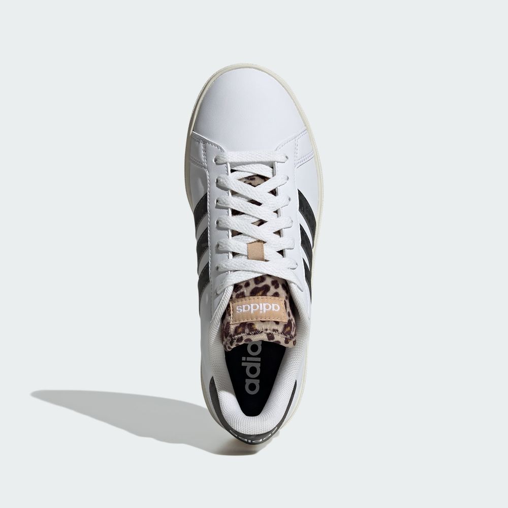 Foto 5 pulgar | Tenis Adidas Grand Court Base 2.0 Adidas Blanco Mujer