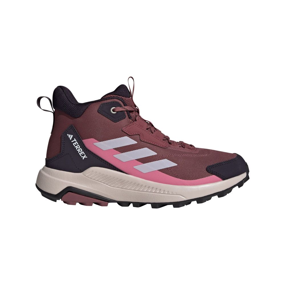Tenis De Senderismo Terrex Anylander Corte Medio Adidas Granate Mujer $1,899