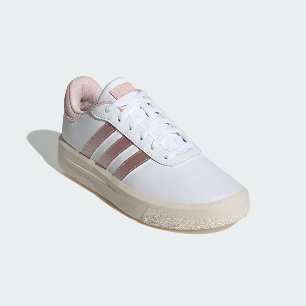 Foto 7 pulgar | Tenis Adidas Court Plataforma Adidas Blanco Mujer